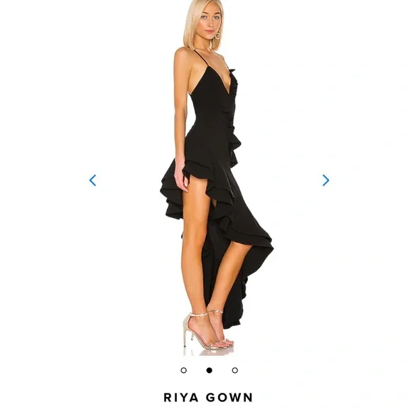 Lovers + Friends black gown - Picture 2 of 3